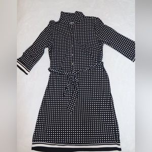 TALBOTS PETITES DRESS POLKADOTS